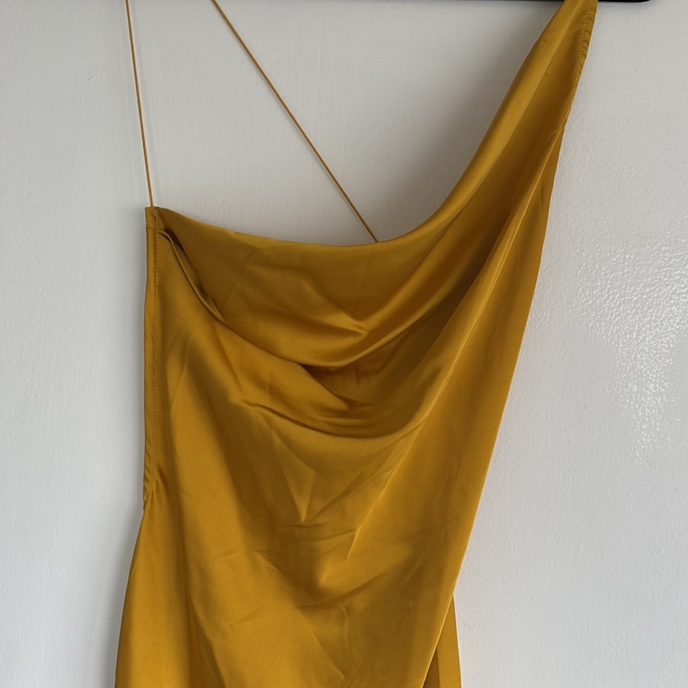 12th Tribe Mustard Mini Dress